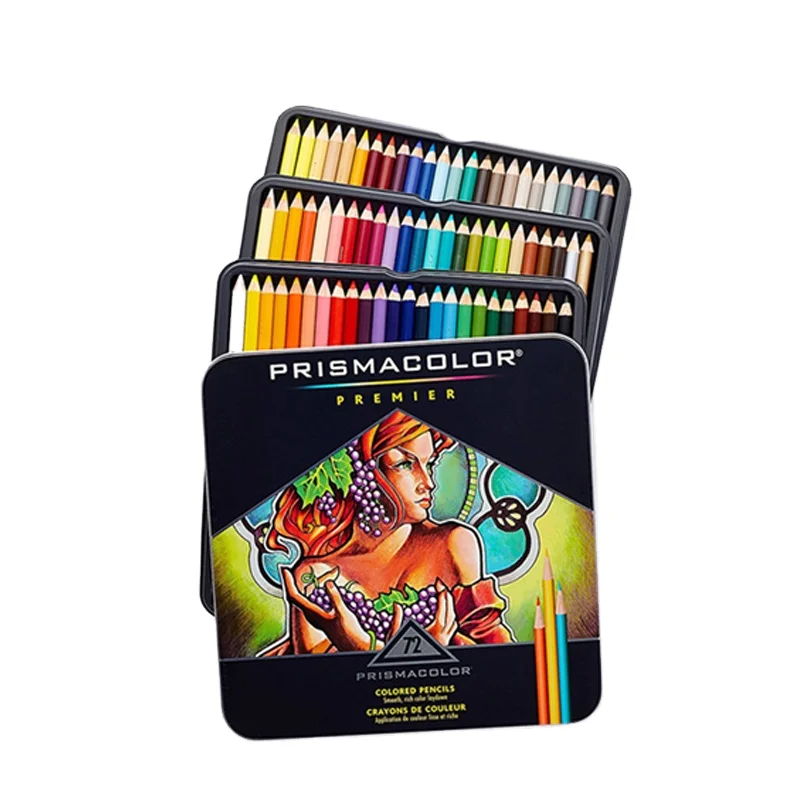 72ct Sanford Prismacolor Premier Colored Pencils Soft core 72 colors pack 3599T Professional Artist drawing