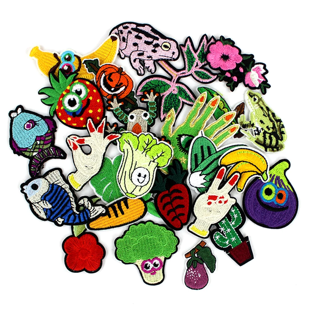 Оптовая продажа, тканевые вышитые значки, нашитые нашивки для одежды, тканые нашивки