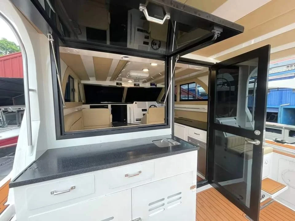 Gospel Boats Luxury Fishing Yacht 26ft Cabin Catamaran Aluminum Fishing Boat