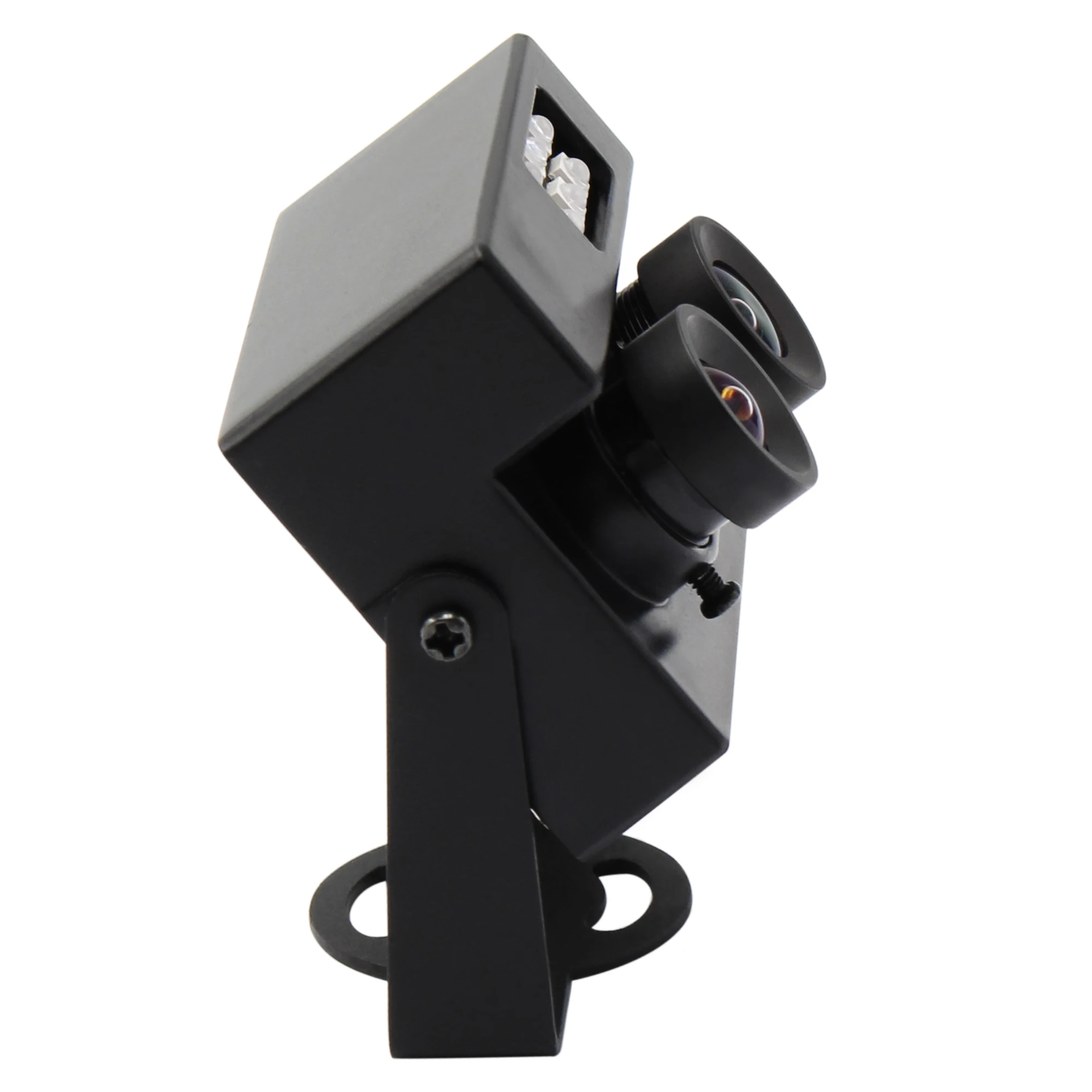 ELP IR Day Night Vision 2MP 1080P Stereo Webcam UVC Dual Lens 3D VR USB Camera with Case for Biometric Retina Analysis