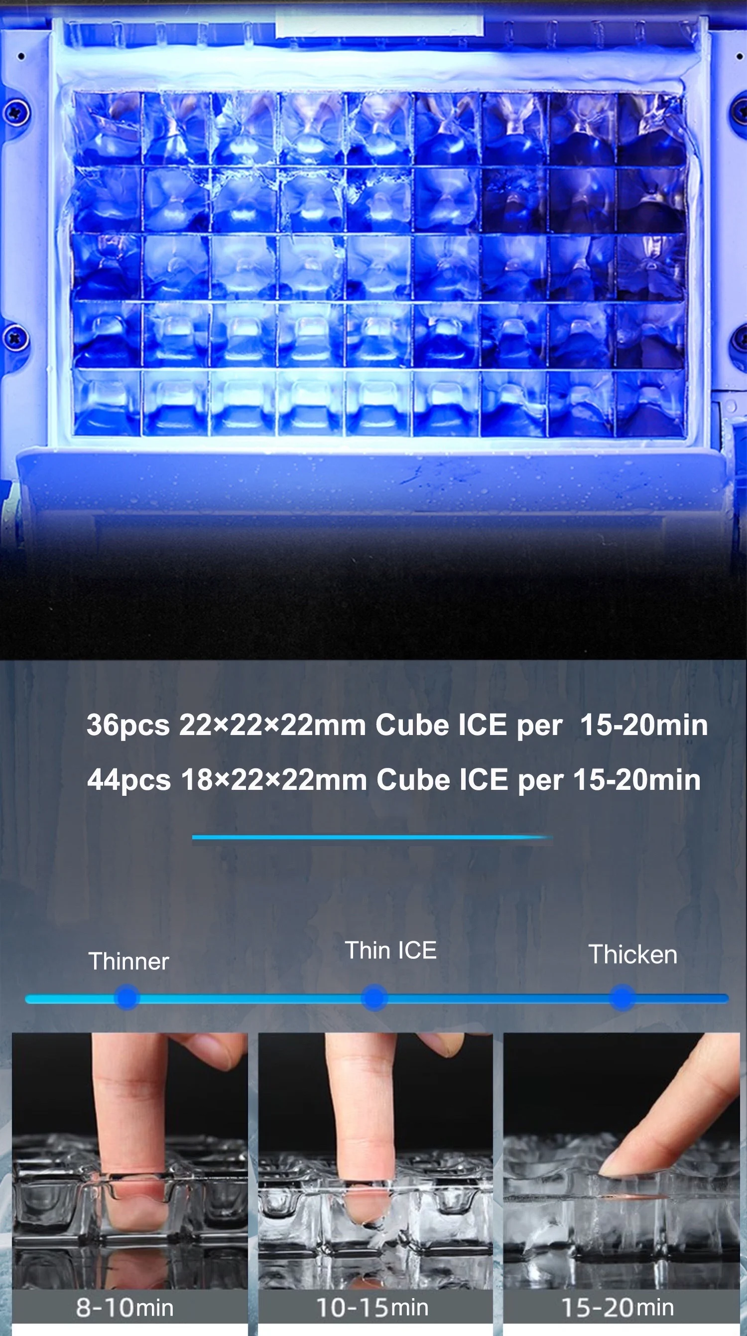 ICE machine  Ice cube machine commercial use 30kgs