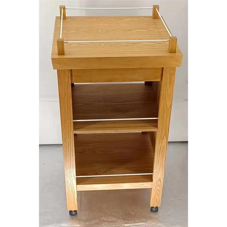 Exhibitors White Ash Wooden Show Stand Tabletop Display for exhibition