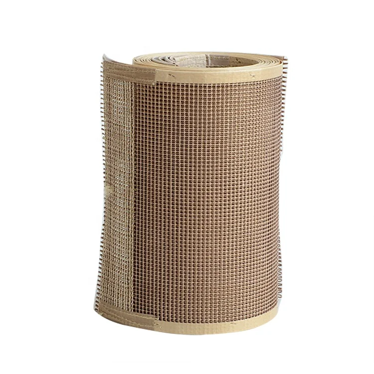 China Manufacturer Cracking Resistance Ptfe Polyester Mesh Conveyor Belt For Carpet Mats