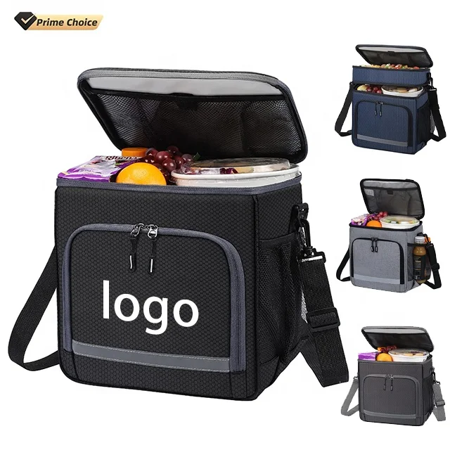 Custom High Quality Lunch Sublimated Bag Office Outdoor Food Picnic Insulated Cooler Lunch Bags For Adults Sublimation Lunch Bag