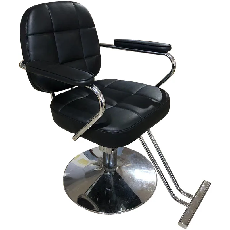 MOQ 1 High Quality One-Step Connection  Aluminum Workshop Barber Chair Hydraulic Chair Recline Chair 10 Years Warranty