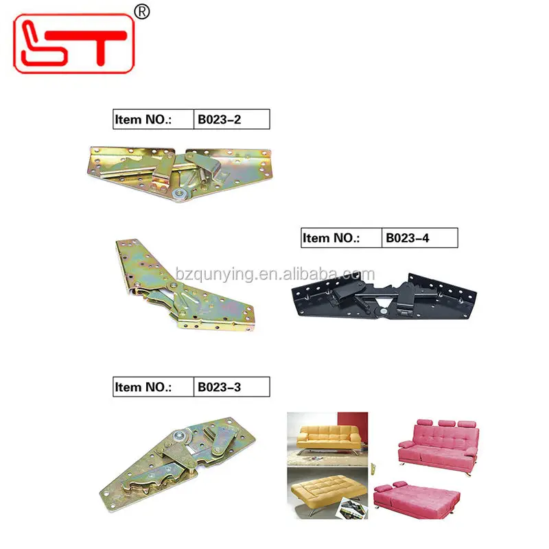 Three Position Folding Bed Bracket Adjustable Click Clack Futon Sofa Bed Backrest Mechanism Hinge