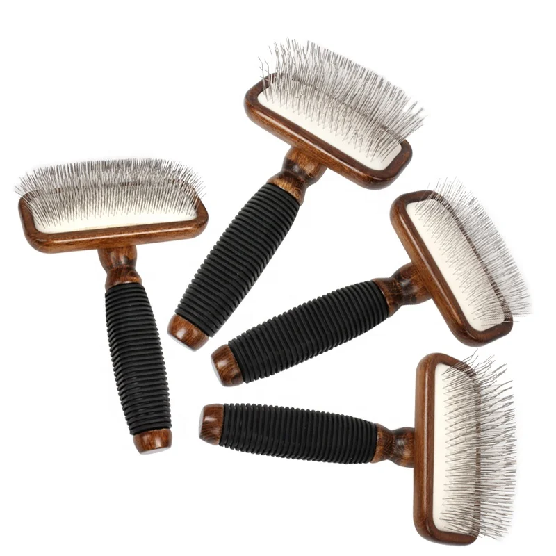 
Factory Wholesale Classical Style Upscale Cat Hair Brush Pet Dog Grooming Slicker Brush 