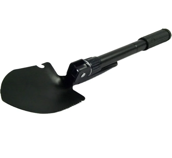 Small Multi-function Folding Shovel Spade with Compass Camping Shovel