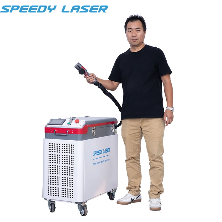 Laser rust removal cleaner machine 200W pulse handheld laser cleaning machine for rust paint metal oil graffiti coating removing