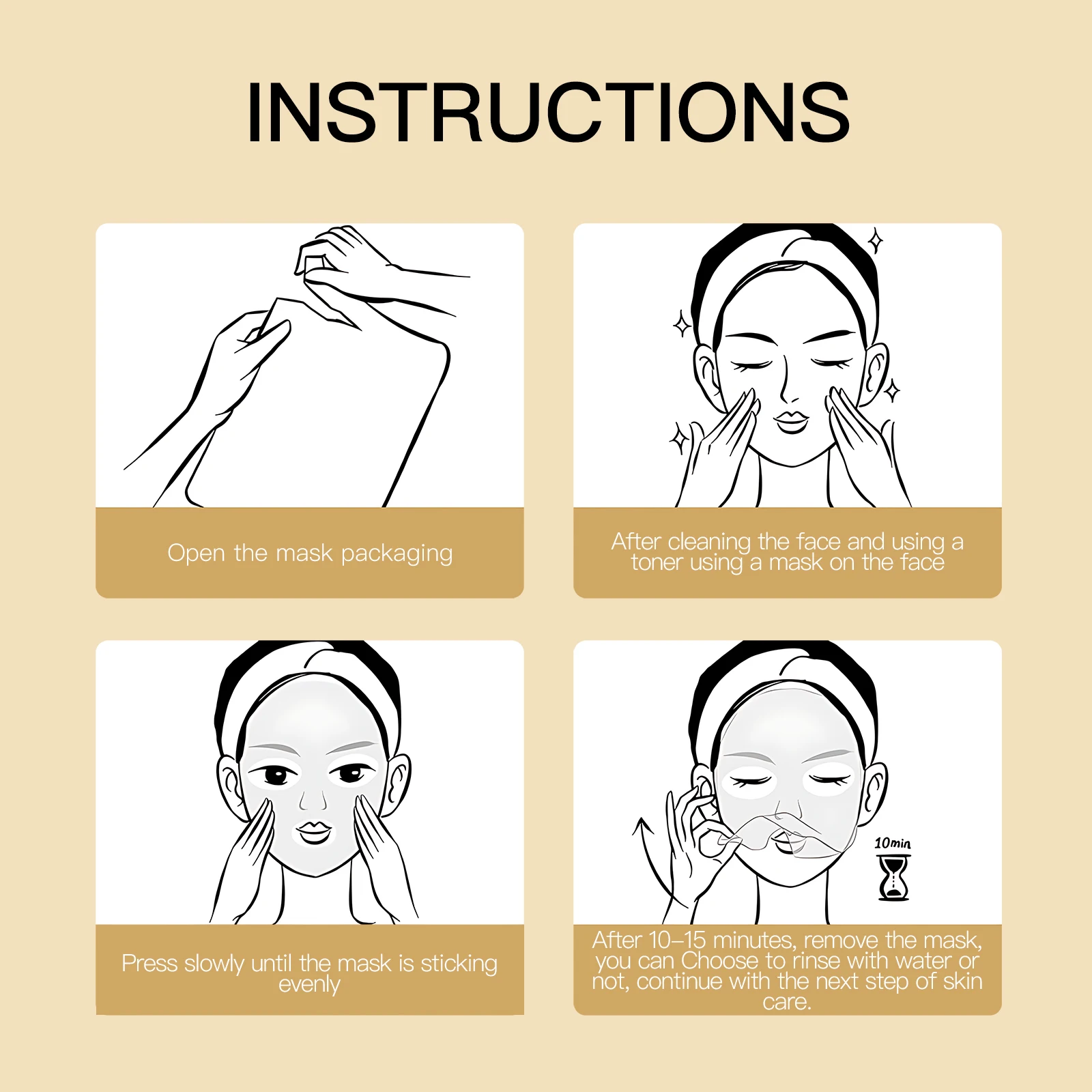 In Stock Private Label Facial Hydrating Moisturizer Barrier Skin Care Bird Nest Korean Face Sheet Masks