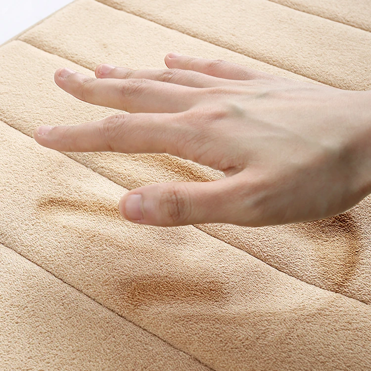 DAJIANG bathroom memory foam bath mats quick dry bath mat rug sets mat absorbent antis slip toilet carpet