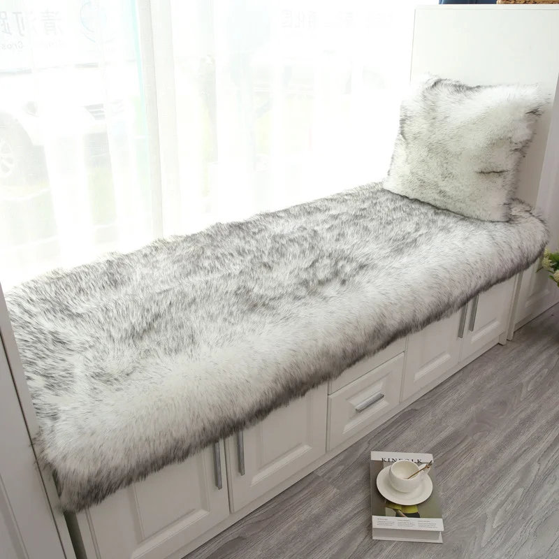 Home carpets living room decoration carpet knitting handmade rabbit fur rug high pile meowth plush rug