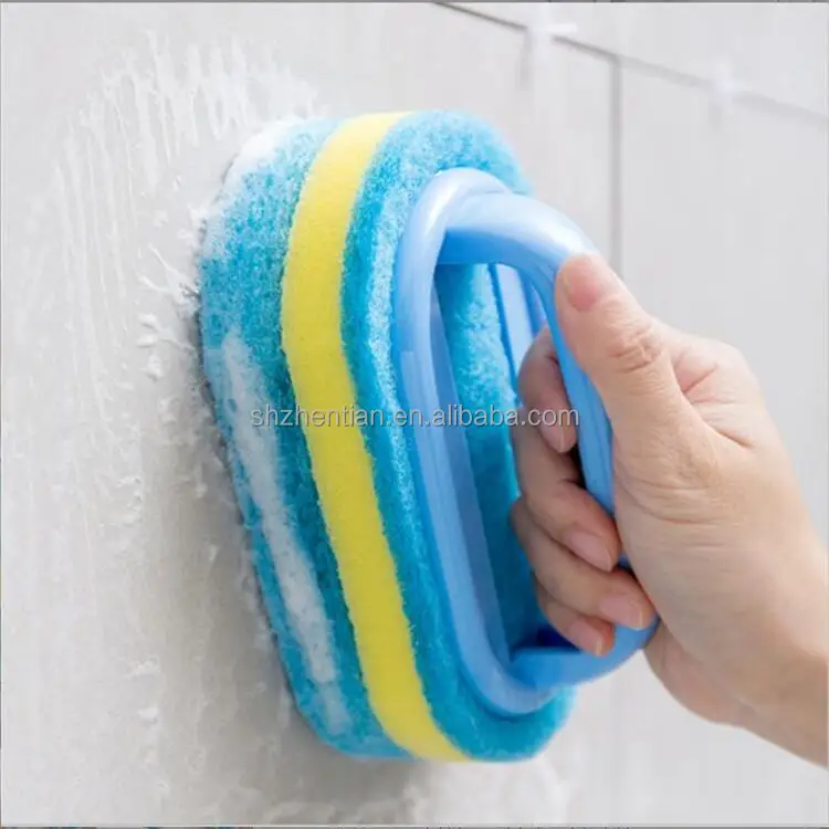 Kitchen Sponge Holder Magic Eraser Scouring Pads With Handle Scouring Pad Cleaning