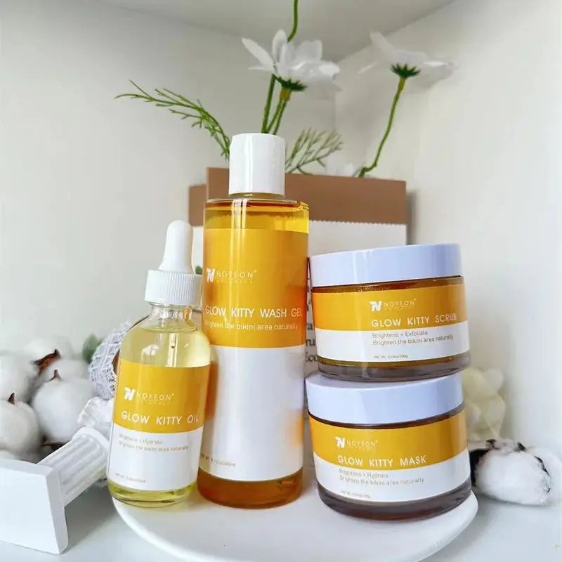 Yoni Kit Turmeric Set| Brighten Scrub | Wash For Dark Inner Thighs Herball |mask For Ingrown Hair With Natural Ingredients