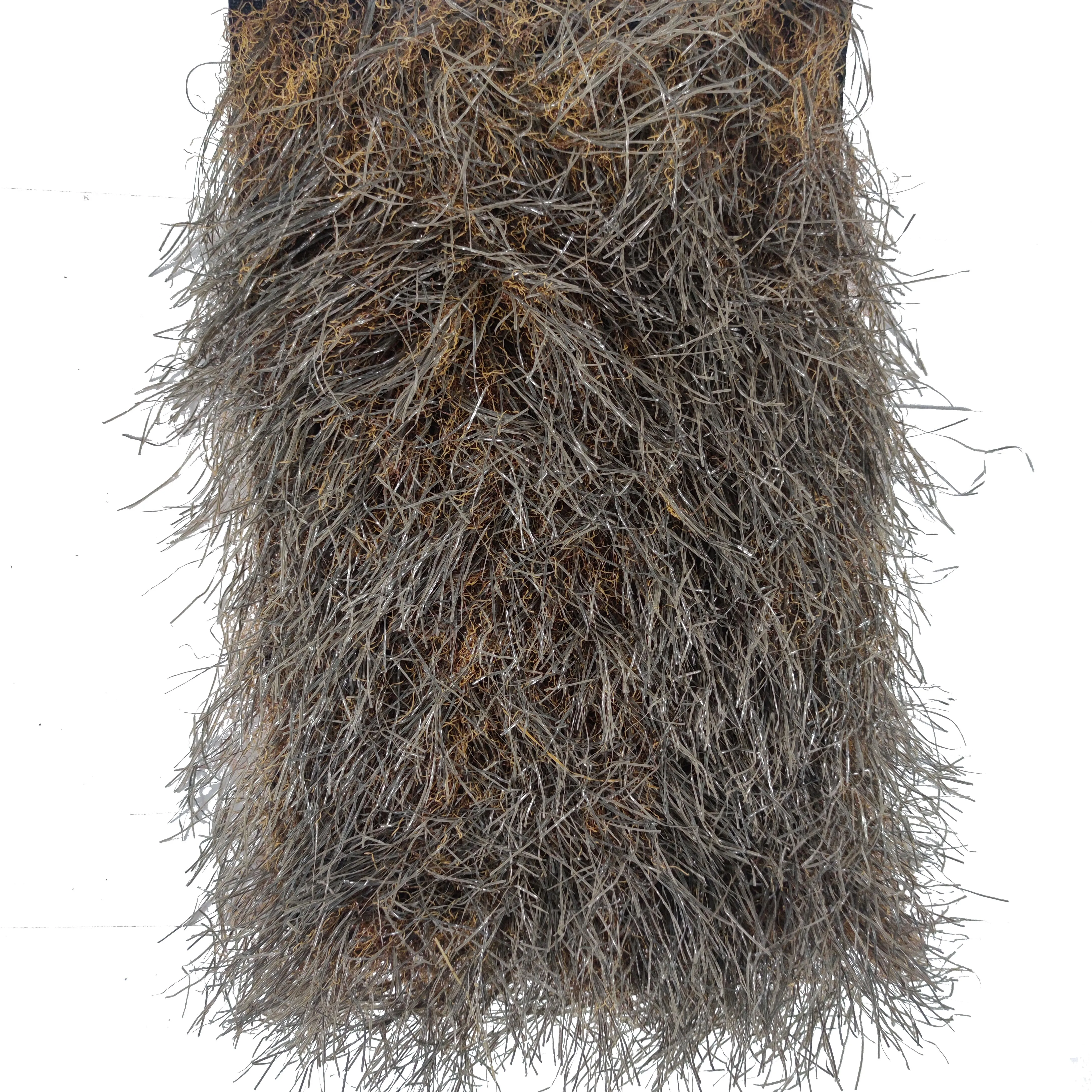 Custom Waterproof Simulated Synthetic Thatched Palm Leaf Thatch Beach Umbrella