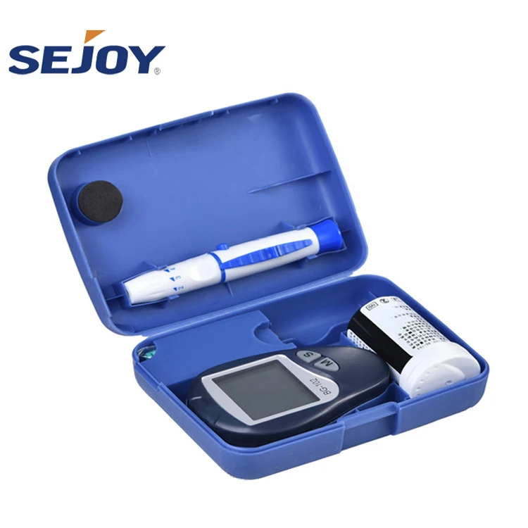 Sejoy blood sugar glucose monitor blood glucose digital monitor monitoring With Test Strips