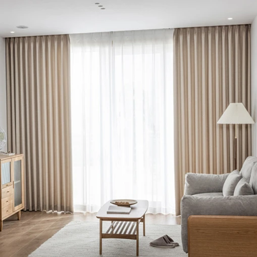 Multi-color Cotton Linen Window Curtains Cloth., Ready Made Luxury Curtains For The Living Room