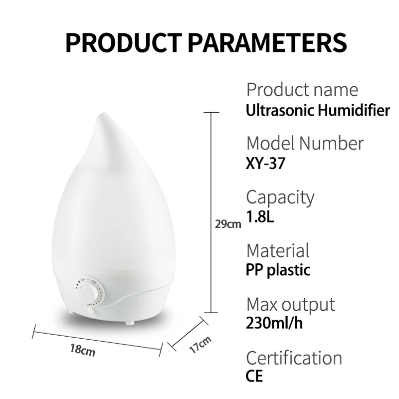 oxygen cool mist air humidifier led ultrasonic outdoor pet humidifier aroma diffuser Umidificador