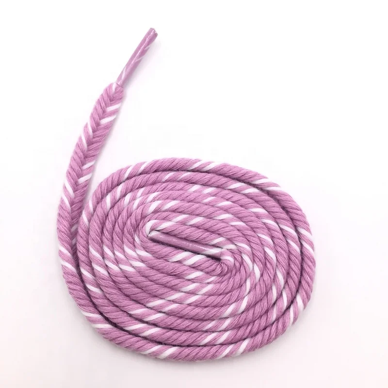 Hot sale hoodie drawstring braid cotton colored cord