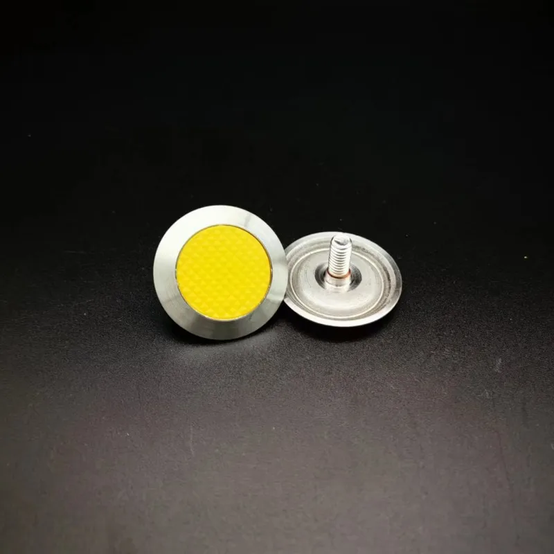 Поверхность земли тактильная Нержавеющая сталь безопасный тактильный индикатор направляющая вставка из ПУ