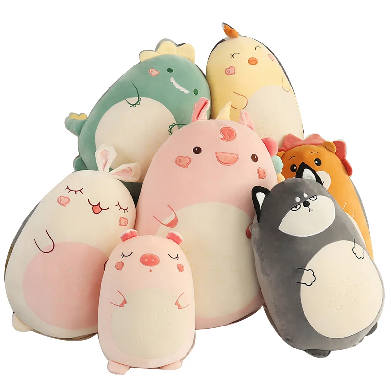 Halloween Christmas Kids Toy Gift Cute Custom Soft Stuffed Animal Fruit Squish Plush Toy Pillow Baby Sleeping Bed Toy