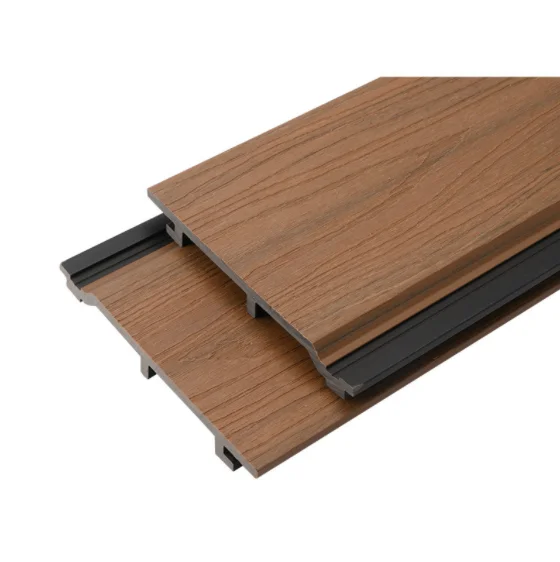 wholesale Home decoration WPC Interior wood plastic composite wall sheet covering capped coating 3d fluted cladding wall panel