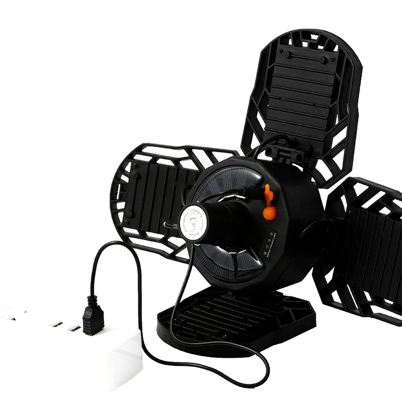 Goldmore7 Hot Selling Rechargeable Battery with Solar Panel And LED light Beads The Material is PP With Hook Camping BBQ Light