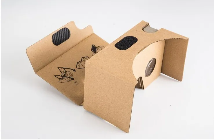  Горячие продажи 3D Google HD VR бумажные стаканы с повязкой на