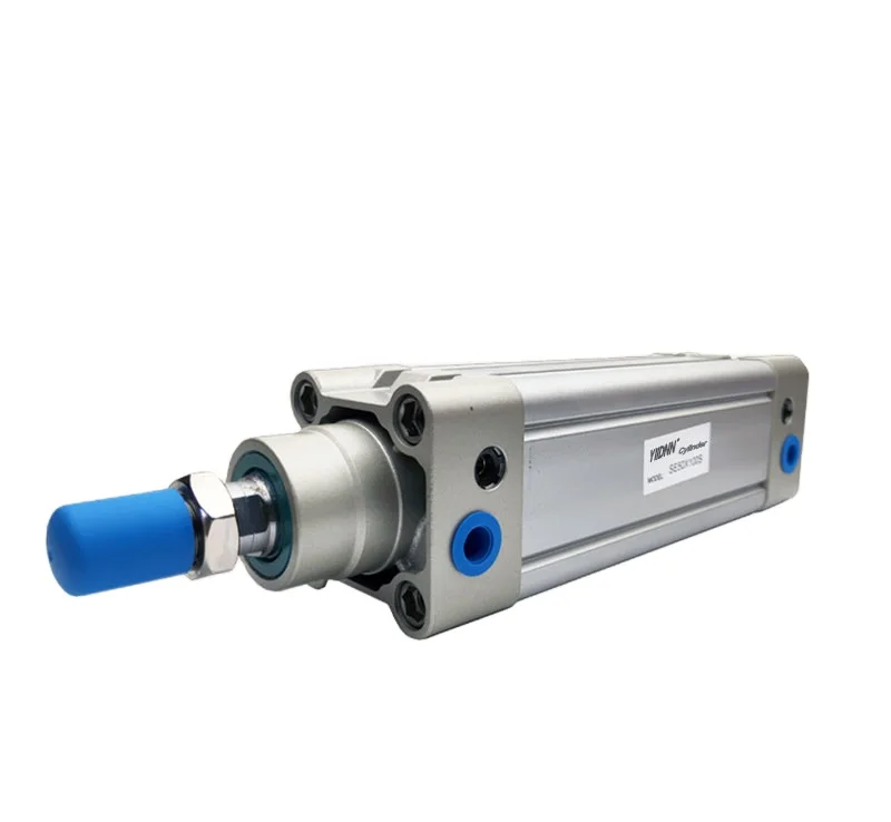 Aictar type DNC SE ISO 6431/ISO15552 standard bore 32-125mm square double action piston type compressed pneumatic air cylinder