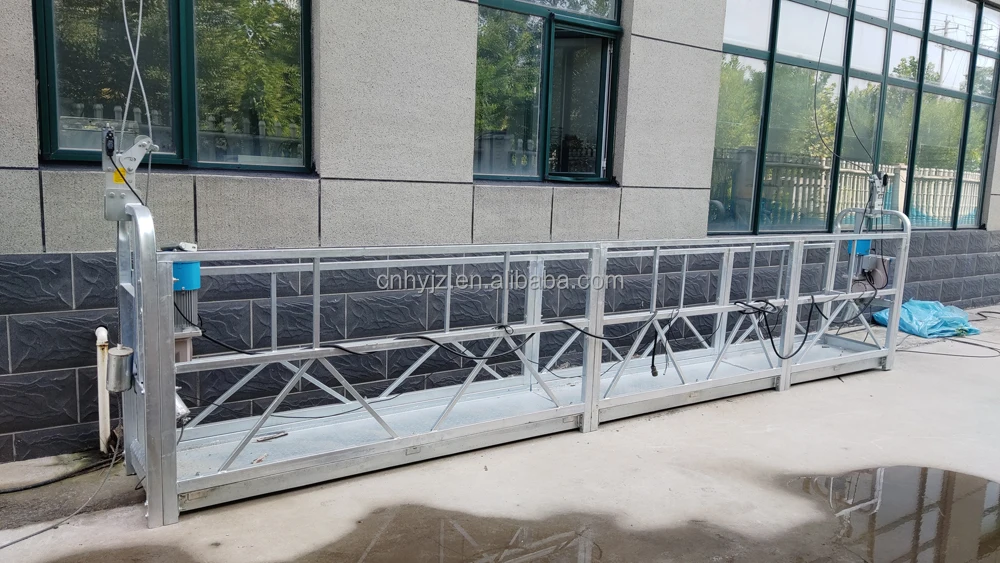 Высококачественное оборудование для чистки фасадов зданий высотой 800 кг ZLP800, подвесная платформа, строительная колыбель, фабрика гондолы