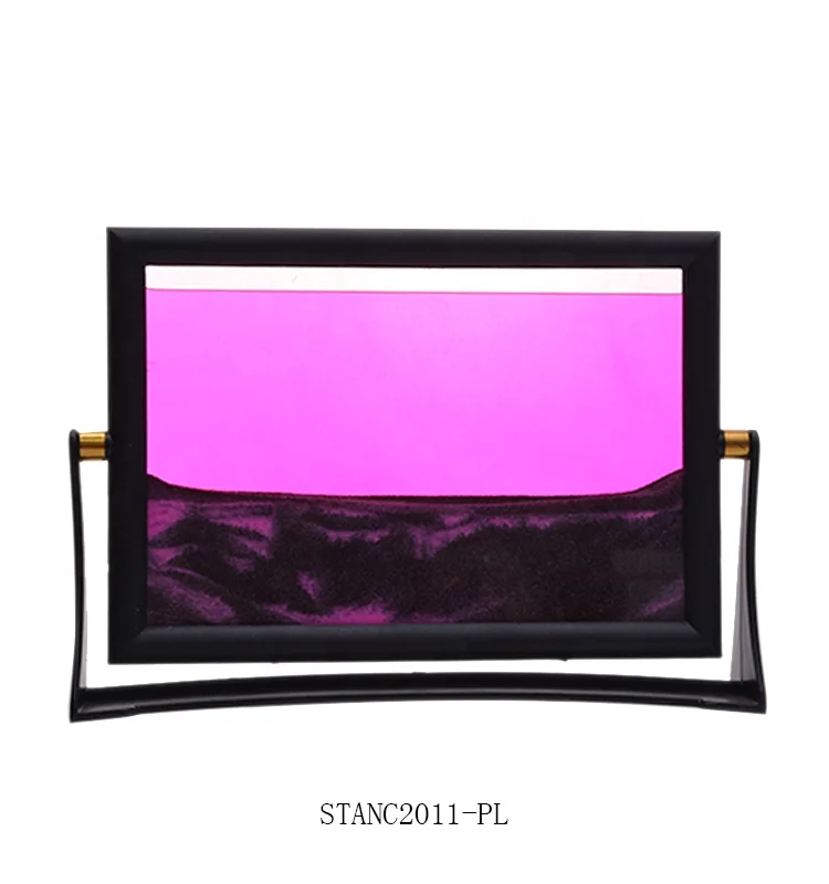 
dynamic sand picture flowing desktop art toys voted best gift colored liquid Moving sand art 