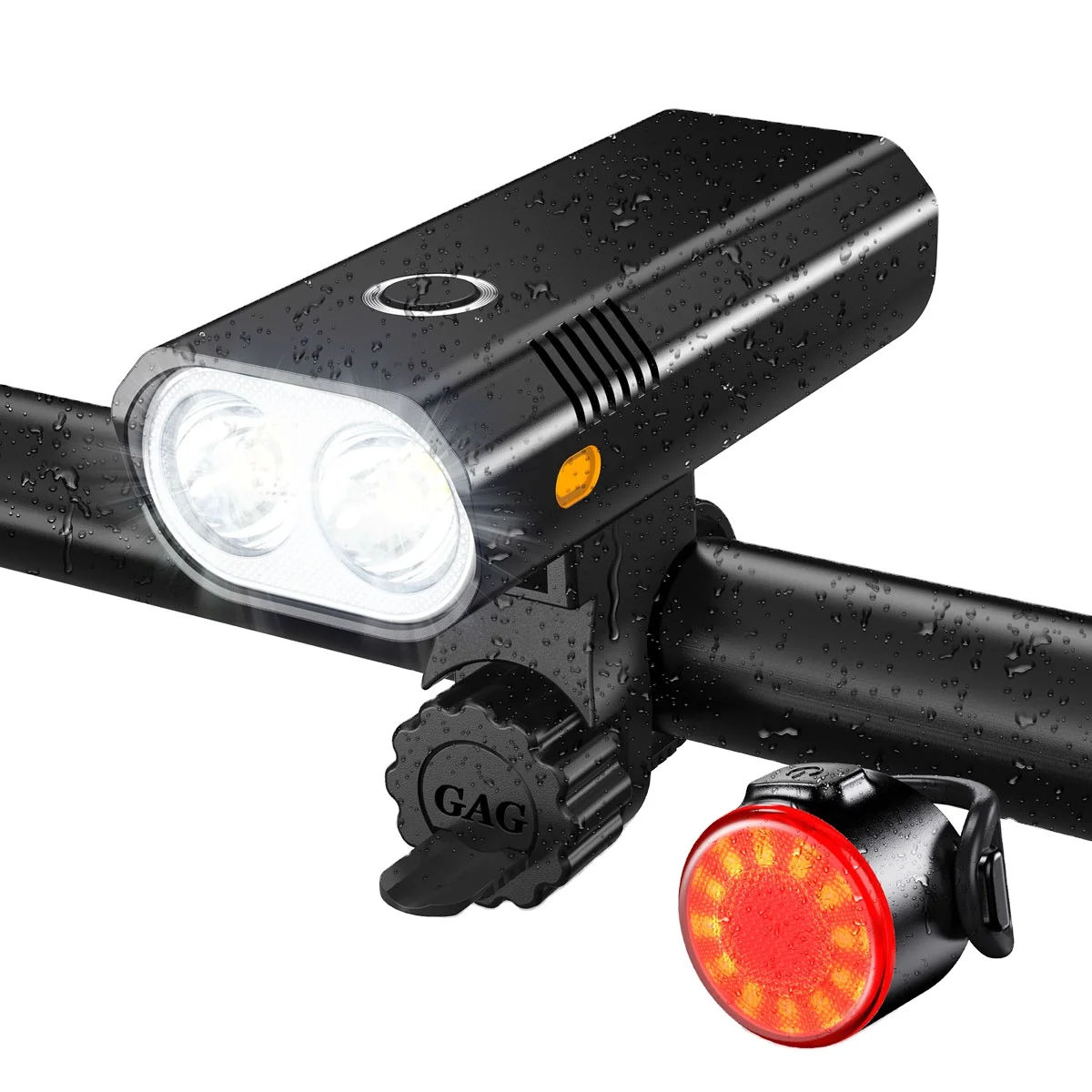 Bright Bicycle LED Headlamp Mountain Bicycle Lamp Set USB  Bicycle LED Lamp Easy To Carry Fog Lamp