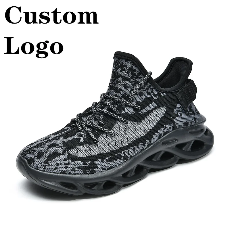Moyo Size 46 No-slip Male Lace Up Men Shoes Yeezy  Walking Shoes  Men sports Sneakers Shoes