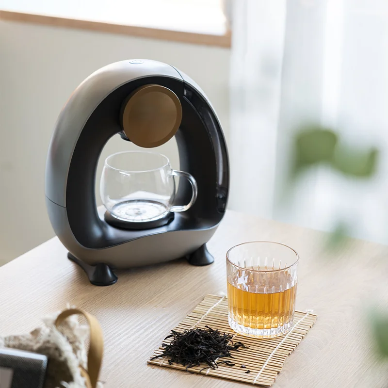 Single Serve Coffee Maker, New Unique Drip Type Constant Temperature Extraction Mini Capsule Coffee Machine for Americano, Tea