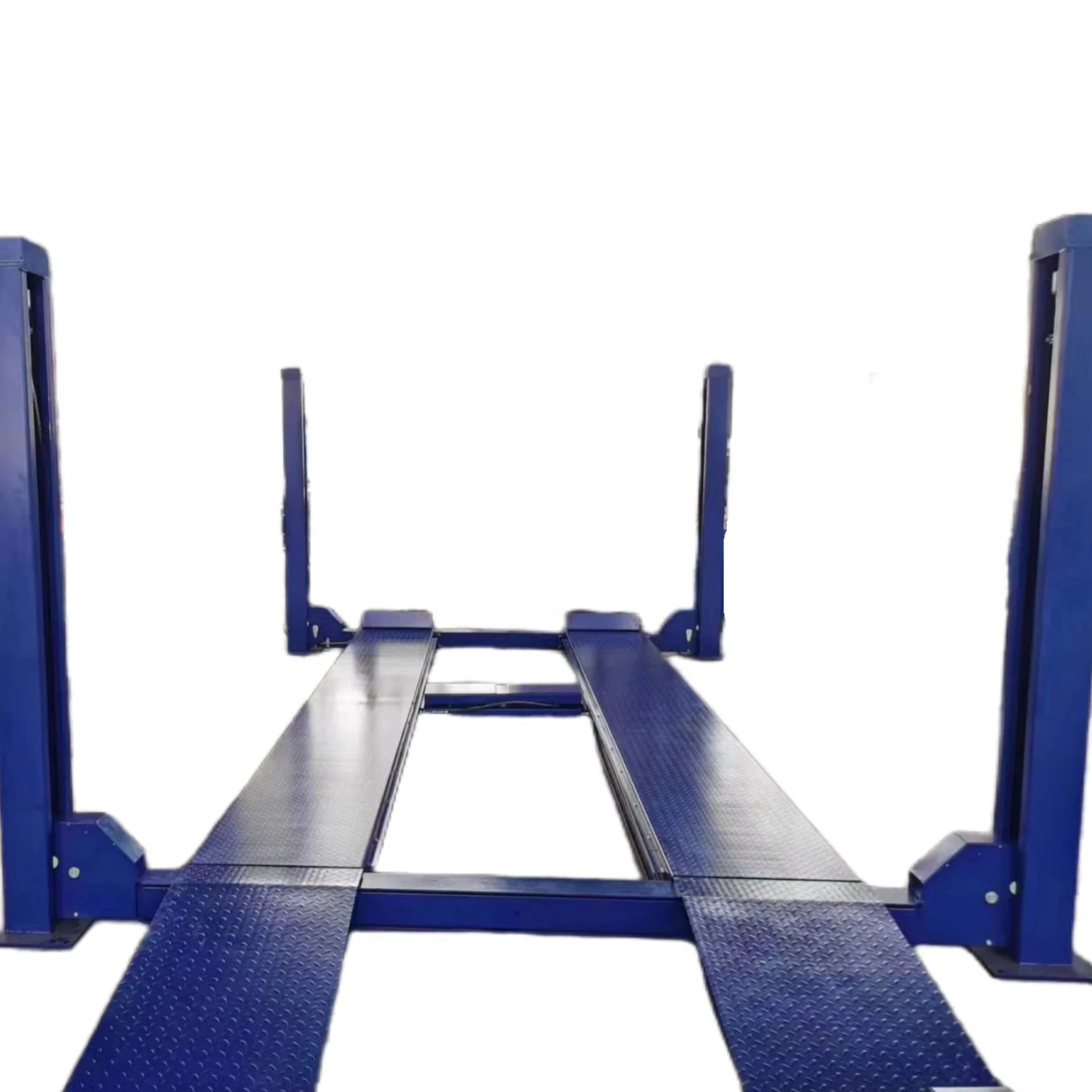 Fast delivery 4000kg Manual Single Side Lock Release Four Post Alignment Car Lift high quality four post car hoist