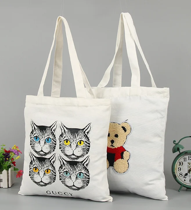 
Custom printed recycle plain organic cotton canvas tote bag bulk large reusable canvas cotton shopping bag with logo 