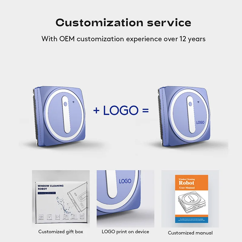 Newest Goods Intelligent Four Spray Glass Cleaning Robot Vacuum Robot Window Cleaning Robot