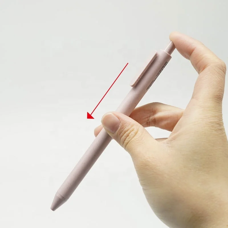 Eco-Friendly Retractable Refillable Gel Ink Pens 0.5mm Fine Point Office School Supplies Stationery