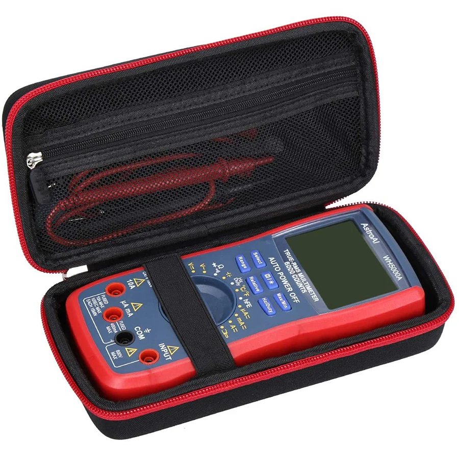 Hard Storage Travel Case for AstroAI Digital Multimeter TRMS 6000 Counts Volt Meter