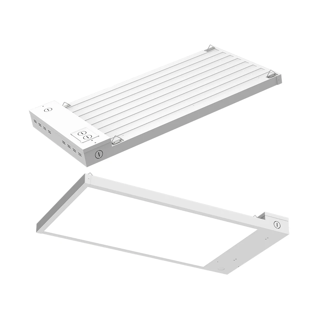 150LM/W 320W 3 CCT Industrial LED Linear Highbay Light Power Adjustable 160W LED Linear Highbay Stock in USA