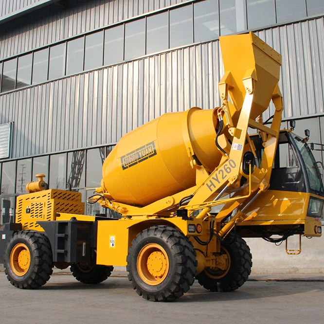 2.6M3 Hongyuan self loading concrete mixer HY-260 Hot Sale