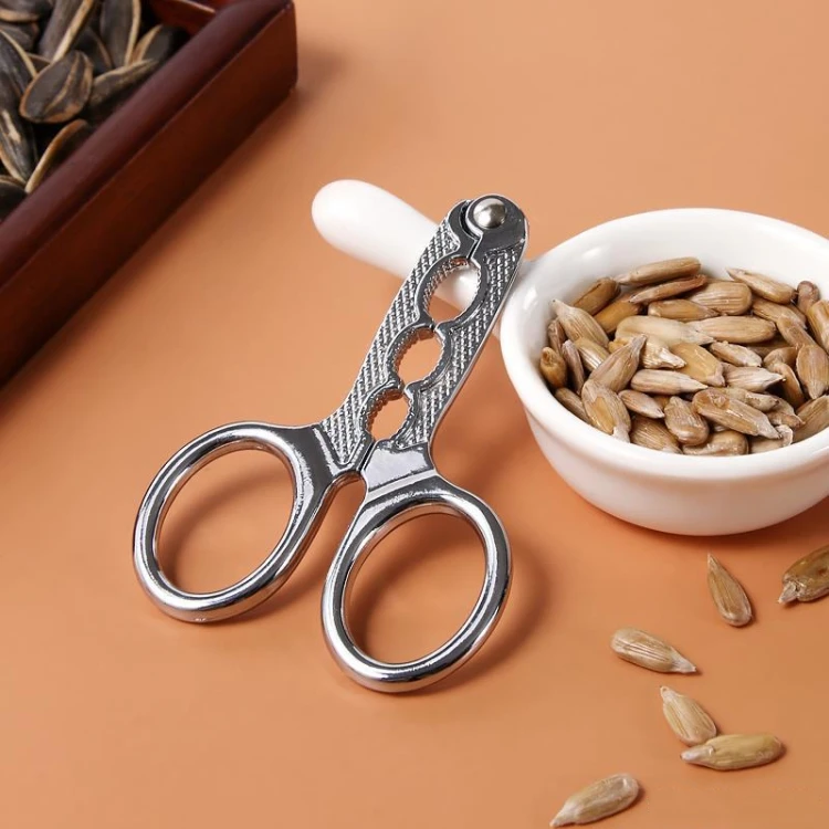 New Premium Sunflower Peeler Melon Seed Pliers Small Nut Cracker Sheller Opener Walnut Zinc Alloy Material Crack Pine nuts Tool