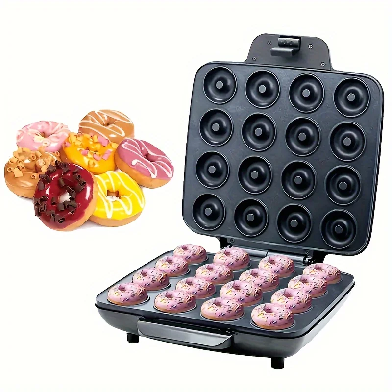 BSCI factory  hot selling  mini  double waffle maker  Industrial waffle machine 16 holes  snacks mini waffle making  machine