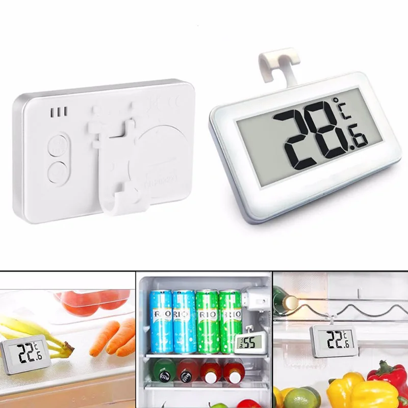 Digital Cold Room Thermometer Freezer Fridge Thermometer for Refrigerator