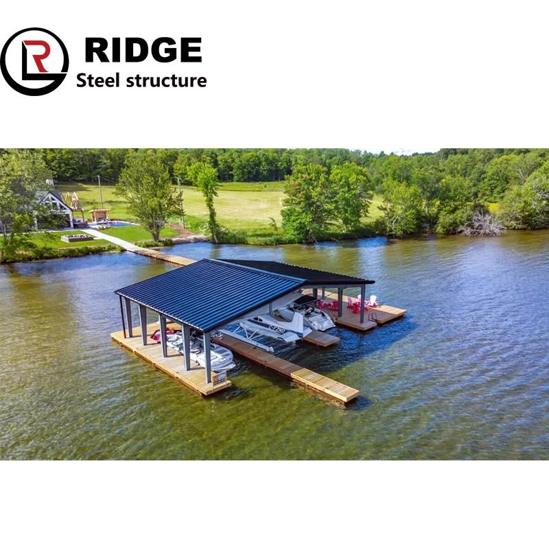 Prefab easy insulation metal building structure to construct warehouse office