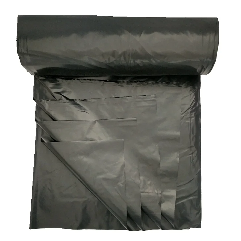 Plastic sheet builders film black color 2mx100m