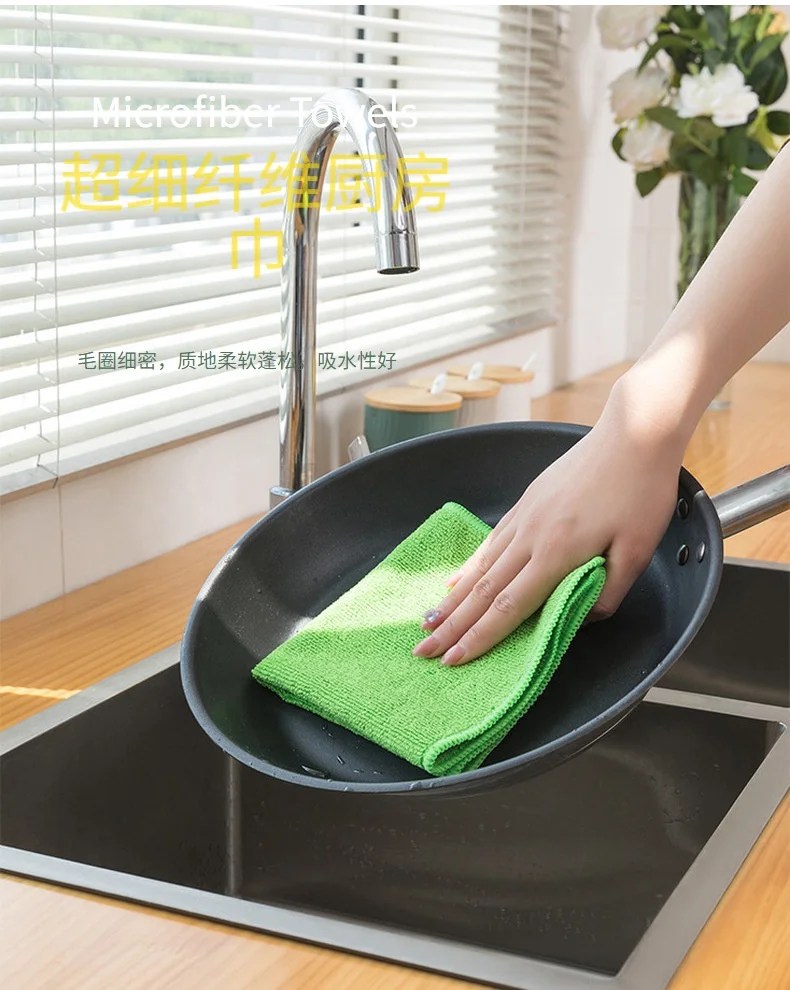 12x12 Inch 200 GSM Soft Absorbent Microfiber Car Detailing Towel Microfiber Car Cloth