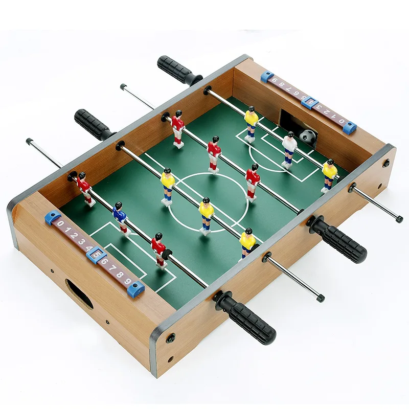Cross border wooden indoor table football table double football table football game 34.5 * 21.5 * 8cm