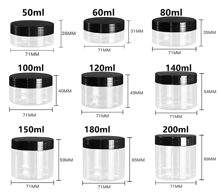 diameter 71mm 120ml 4oz black wholesale black mason jars lids