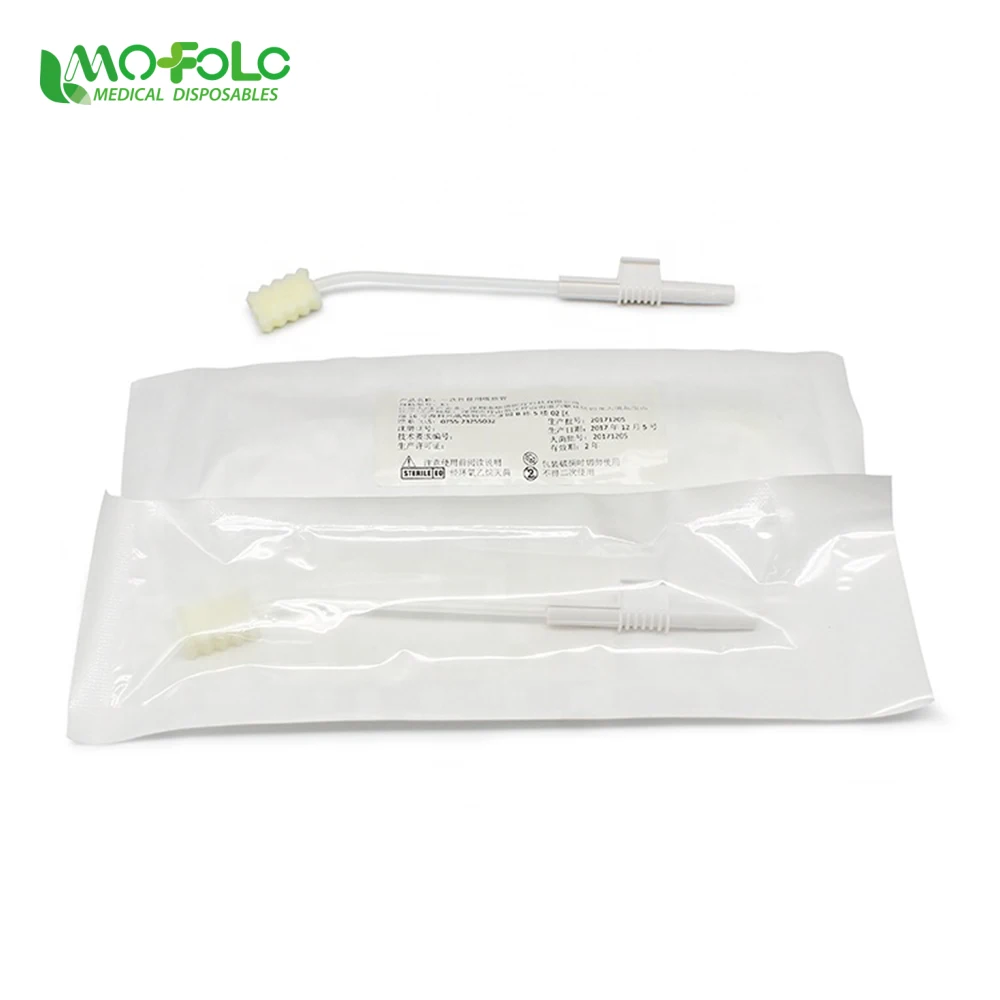 New design medical cleaning sponge oral care swabs foam tip swab stick